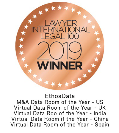 lawyer-international-legal-100-2019-awards-winner EthosData best dataroom