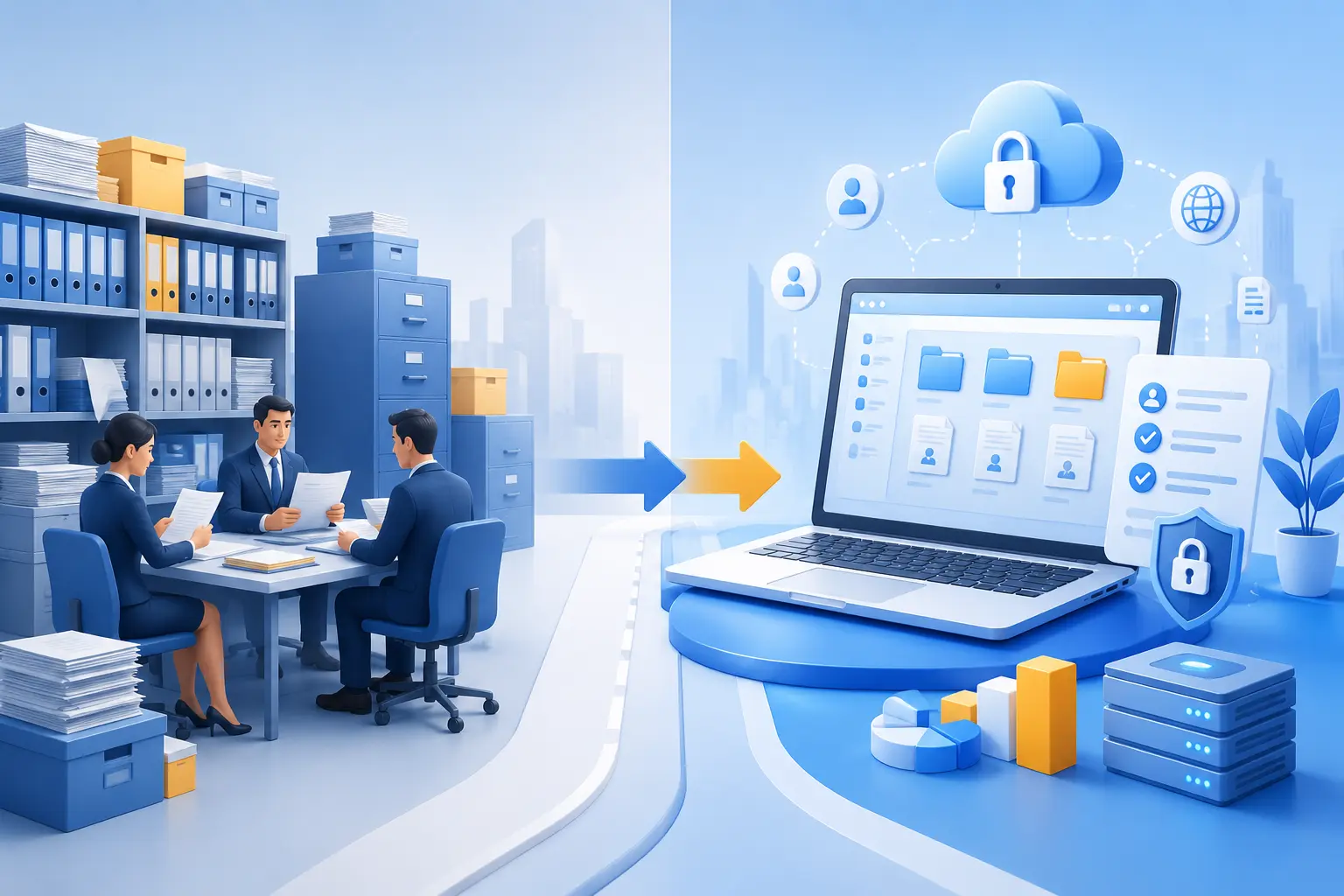 Data Room Tradicional vs. Data Room Virtual