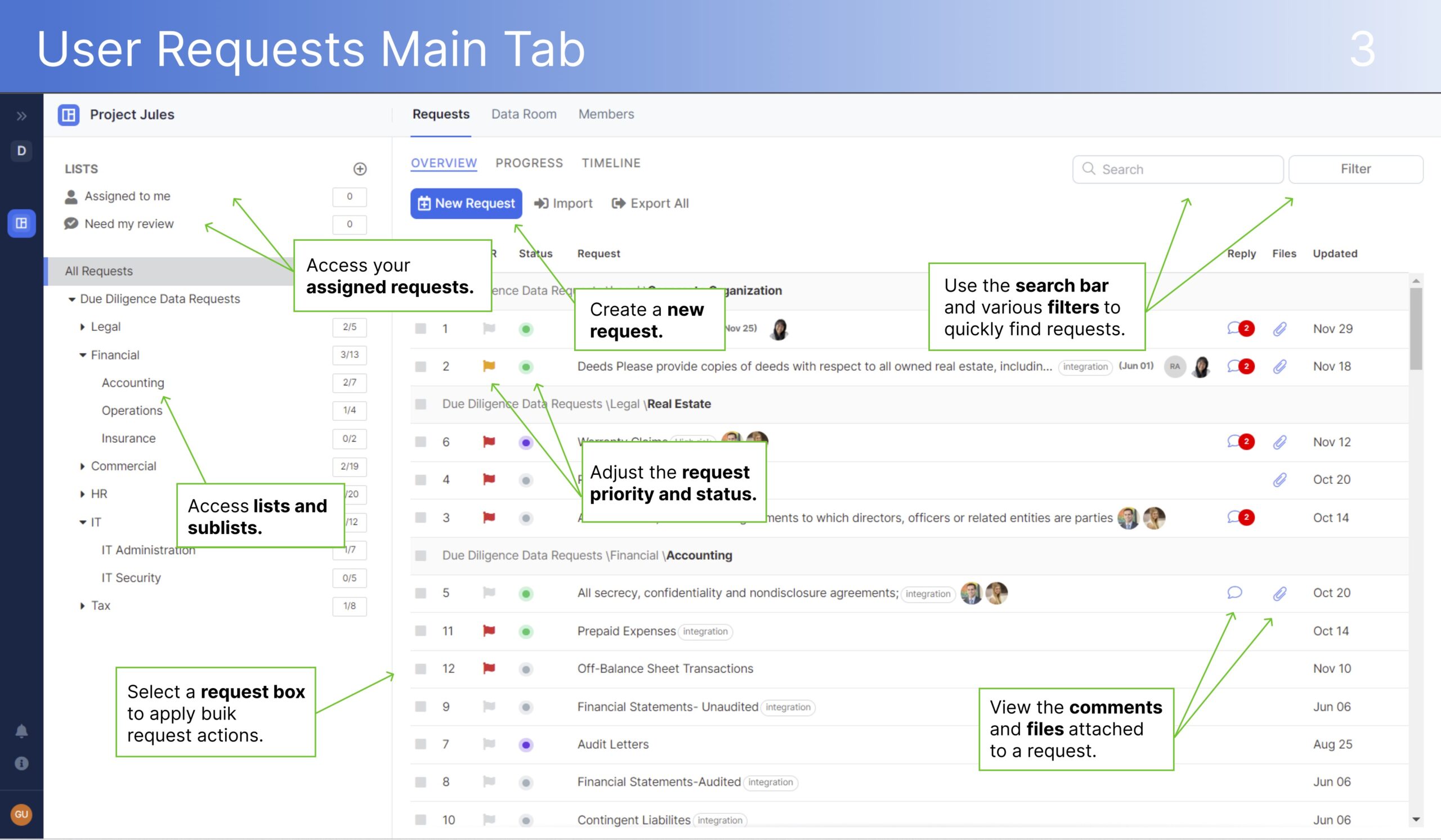 DealRoom platform screenshot